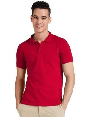 Amazon Brand - Symbol Men's Cotton Rich Solid Polo Tshirt